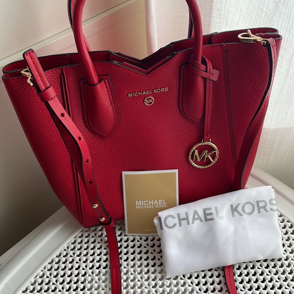 Red Michael Kors Handbag